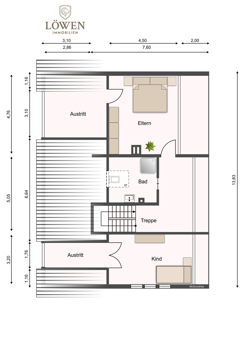 Obergeschoss - Stadtnah wohnen und individuell gestalten – Sanierungsbedürftiges Einfamilienhaus in Riddagshausen