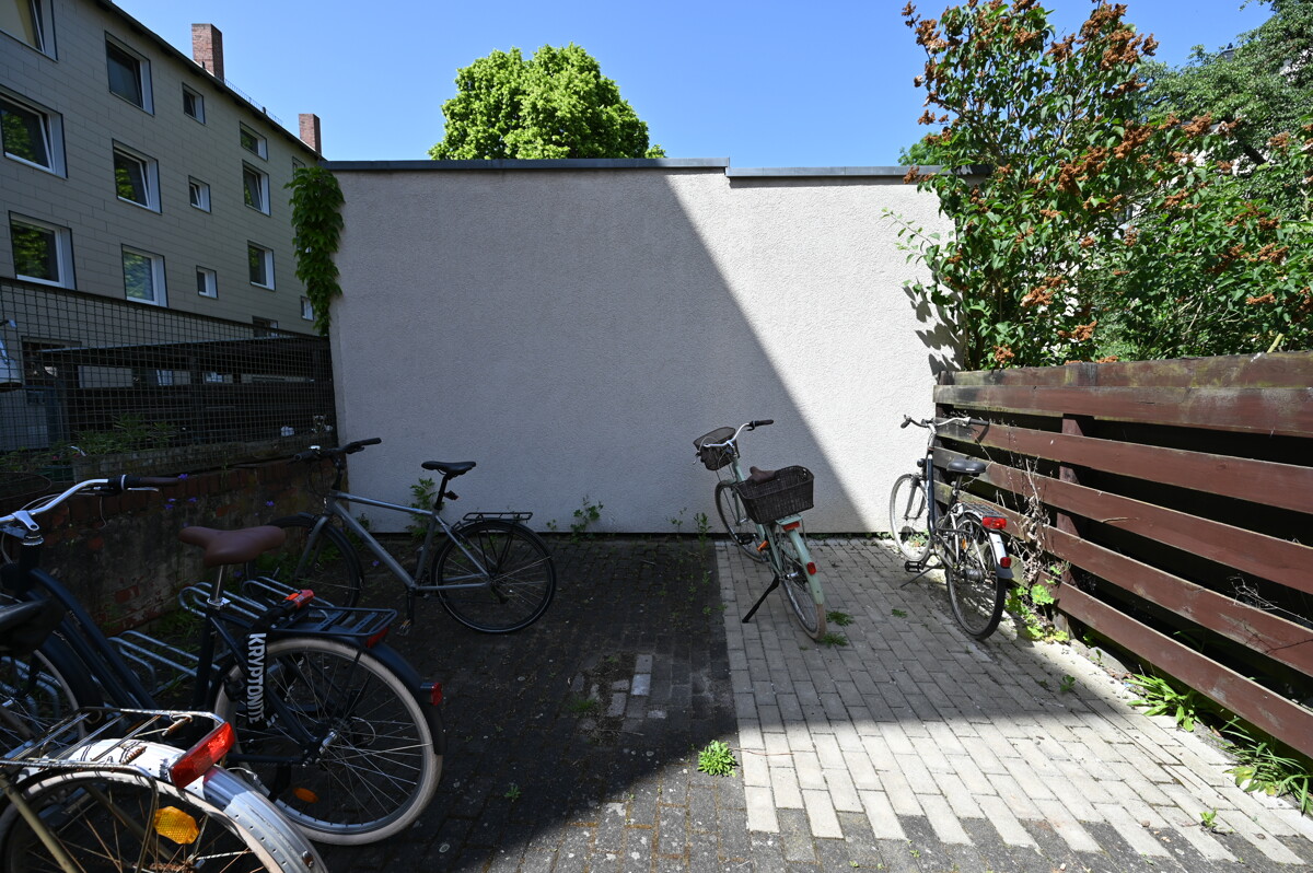 Fahrradabstellplatz - Modernisierte Eigentumswohnung mit Stellplatz im Westlichen Ringgebiet