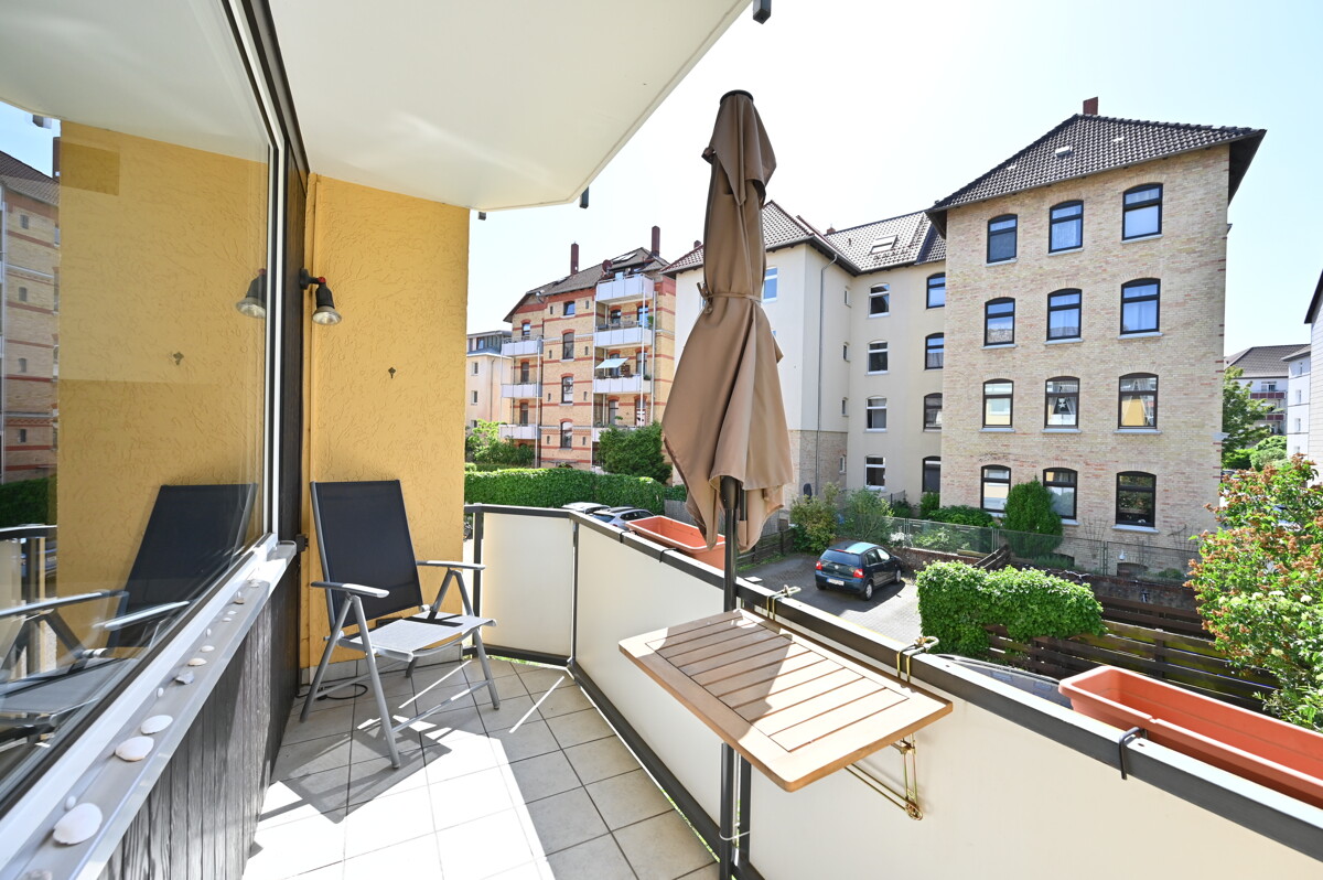 Balkon - Modernisierte Eigentumswohnung mit Stellplatz im Westlichen Ringgebiet