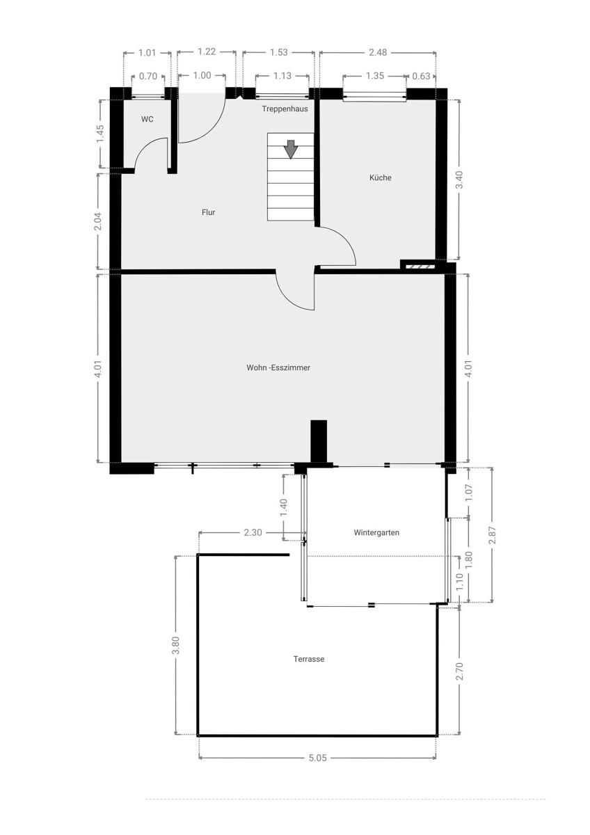 Erdgeschoss - Gepflegtes Reihenmittelhaus mit Garage und Stellplatz in ruhiger Lage von Lamme