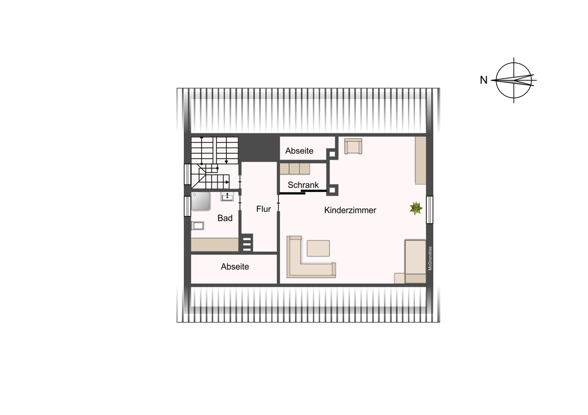 Dachgeschoss - Braunschweig – Modernisiertes Einfamilienhaus in ruhiger Wohnlage